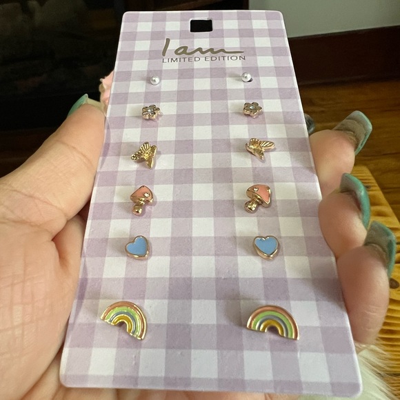 I Am Limited Edition Colorful Earring Studs - Picture 3 of 6